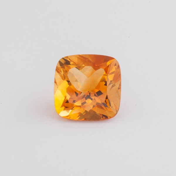 Edelstein Citrin im Princess Cut, Botho Nickel Hamburg