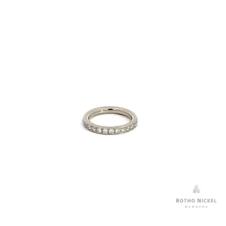 Ring aus 18 Karat Weissgold mit Brillanten 1ct. Botho Nickel Schmuck Hamburg Juwelier und Goldschmiede