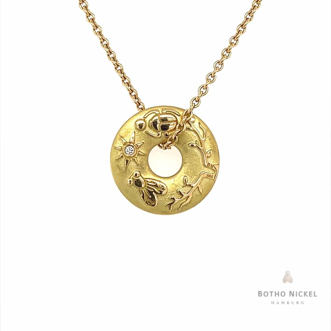 Karat aus Kette Nickel Confidence - Botho 18 Gold Anhänger mit