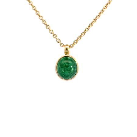 Kette aus 18 Karat Gold mit Afr. Paraiba Turmalin, Botho Nickel Schmuck Hamburg Juwelier und Goldschmiede
