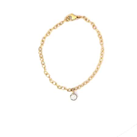 Armband aus 18 Karat Gold mit Brillantanhänger, Botho Nickel Schmuck Hamburg Juwelier und Goldschmiede